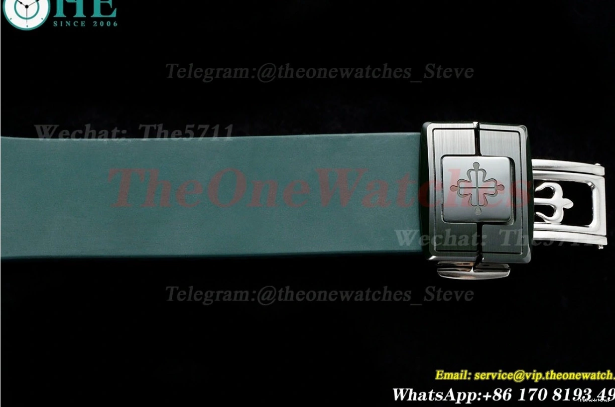 5711 AMGF RU MY9015 Green Nautilus AET Cer Dial 40mm Textured 0409